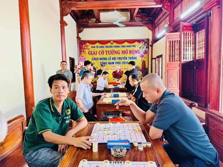 50 Kỳ thủ hội tụ về Nam Phù tranh tài tại Giải cờ Tướng- Ảnh 10.