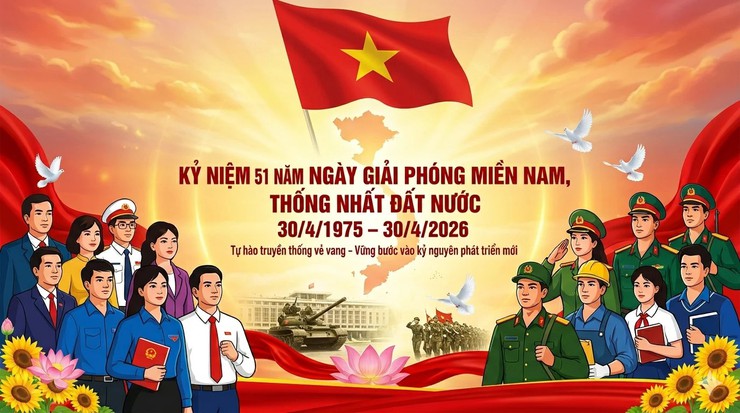 Kỷ niệm 51 năm ngày Giải phóng Miền Nam, Thống nhất Đất nước (30/4/1975 – 30/4/2026)- Ảnh 1.