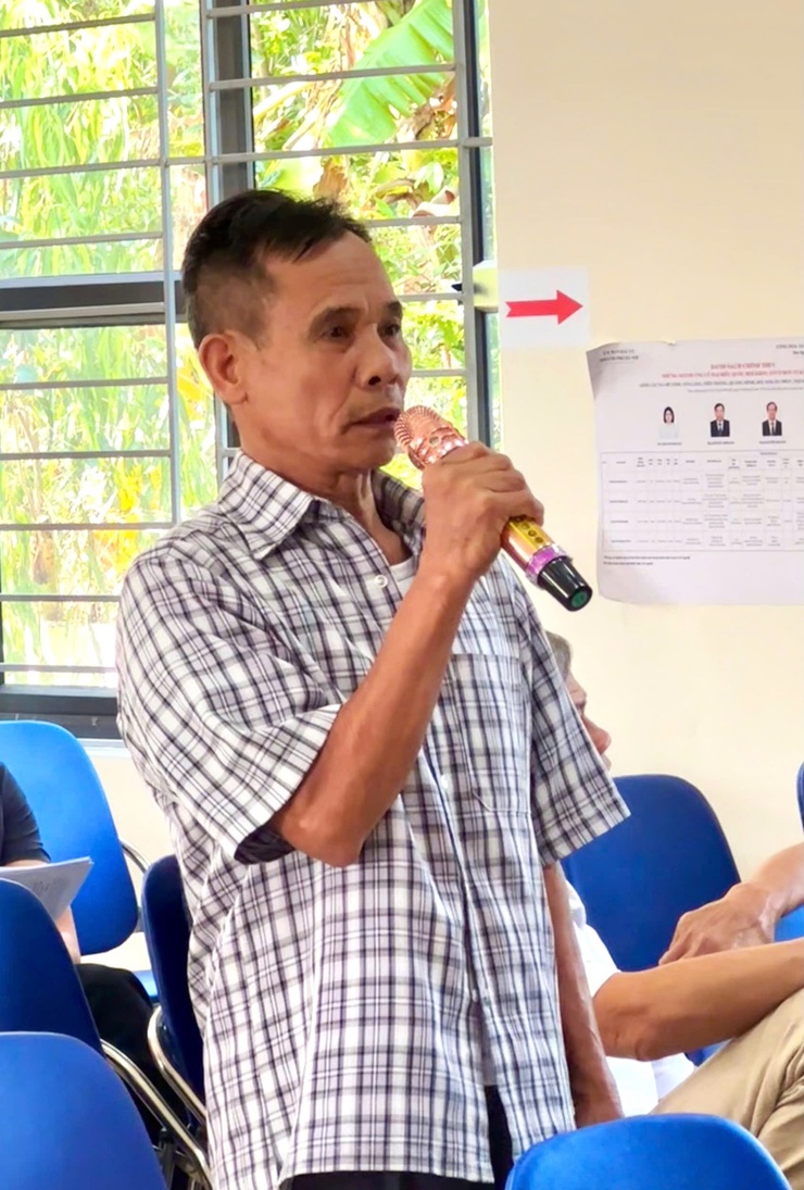 XÃ KIM ANH TỔ CHỨC HỘI NGHỊ HỌP VỚI NHÂN DÂN THÔN VỤ BẢN, VỀ CÔNG TÁC BỒI THƯỜNG, HỖ TRỢ, TÁI ĐỊNH CƯ PHỤC VỤ DỰ ÁN- Ảnh 5.