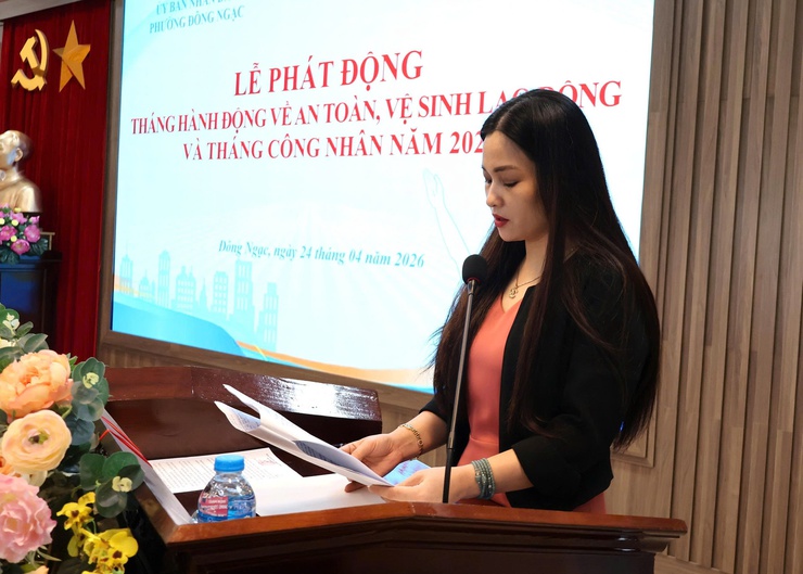 Đông Ngạc phấn đấu 100% cơ sở sản xuất kinh doanh được phổ biến quy định về an toàn lao động- Ảnh 2.