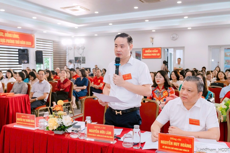 Chung khảo Hội thi báo cáo viên, tuyên truyền viên giỏi phường Phúc Lợi năm 2026- Ảnh 11.