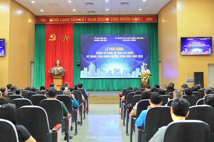 Phường Xuân Đỉnh: Chung tay xây dựng môi trường làm việc an toàn chăm lo đời sống Công nhân, người lao động- Ảnh 1.