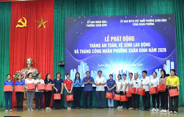Phường Xuân Đỉnh: Chung tay xây dựng môi trường làm việc an toàn chăm lo đời sống Công nhân, người lao động- Ảnh 3.