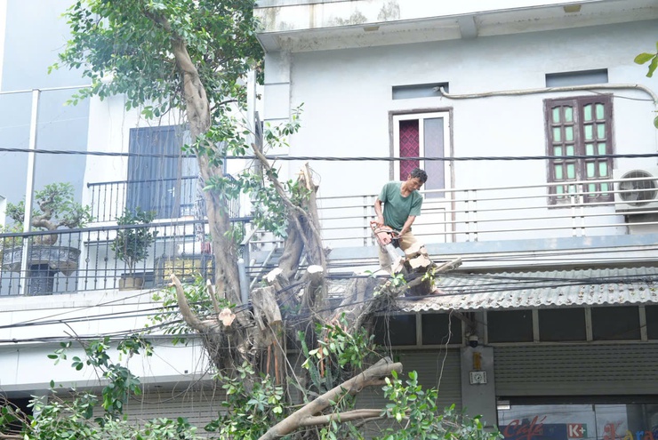 Thanh Oai tiến hành tháo dỡ, giải phóng mặt bằng phục vụ Dự án nâng cấp, mở rộng Quốc lộ 21B- Ảnh 5.