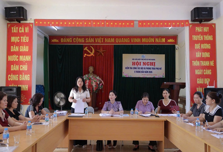 Hội Liên hiệp Phụ nữ xã Phú Nghĩa tăng cường kiểm tra, nâng cao chất lượng hoạt động chi hội cơ sở- Ảnh 3.