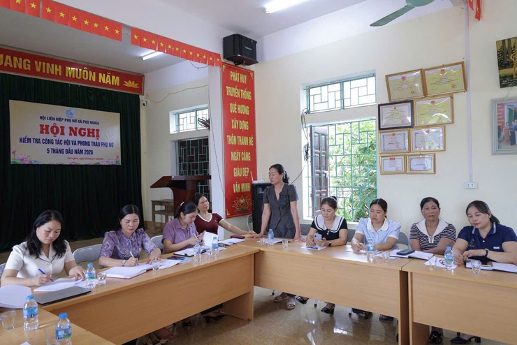 Hội Liên hiệp Phụ nữ xã Phú Nghĩa tăng cường kiểm tra, nâng cao chất lượng hoạt động chi hội cơ sở- Ảnh 5.