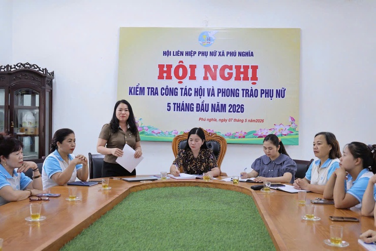Hội Liên hiệp Phụ nữ xã Phú Nghĩa tăng cường kiểm tra, nâng cao chất lượng hoạt động chi hội cơ sở- Ảnh 7.