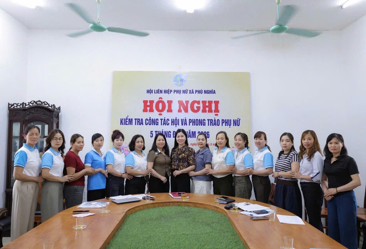 Hội Liên hiệp Phụ nữ xã Phú Nghĩa tăng cường kiểm tra, nâng cao chất lượng hoạt động chi hội cơ sở- Ảnh 12.