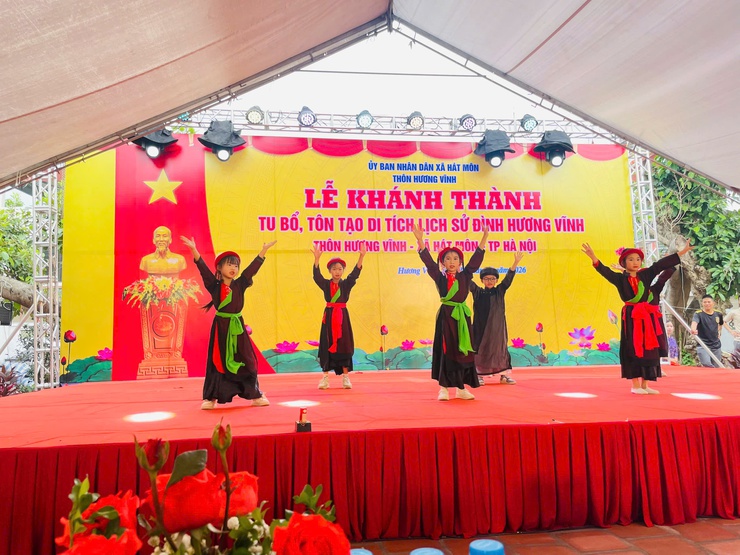 Khánh thành đình Hương Vĩnh – Gìn giữ giá trị văn hóa truyền thống quê hương- Ảnh 1.