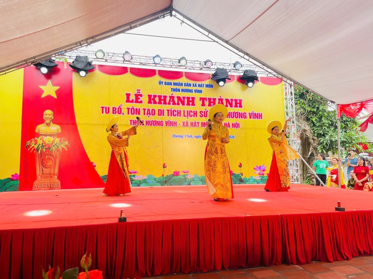 Khánh thành đình Hương Vĩnh – Gìn giữ giá trị văn hóa truyền thống quê hương- Ảnh 2.