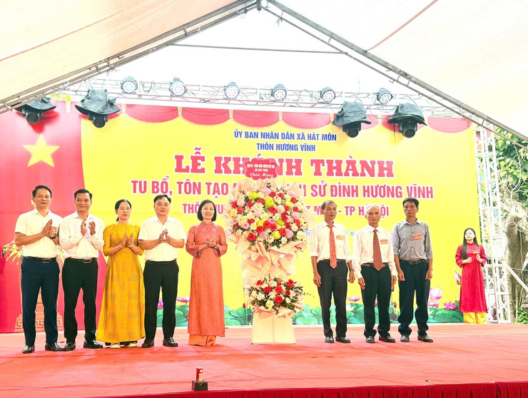 Khánh thành đình Hương Vĩnh – Gìn giữ giá trị văn hóa truyền thống quê hương- Ảnh 8.