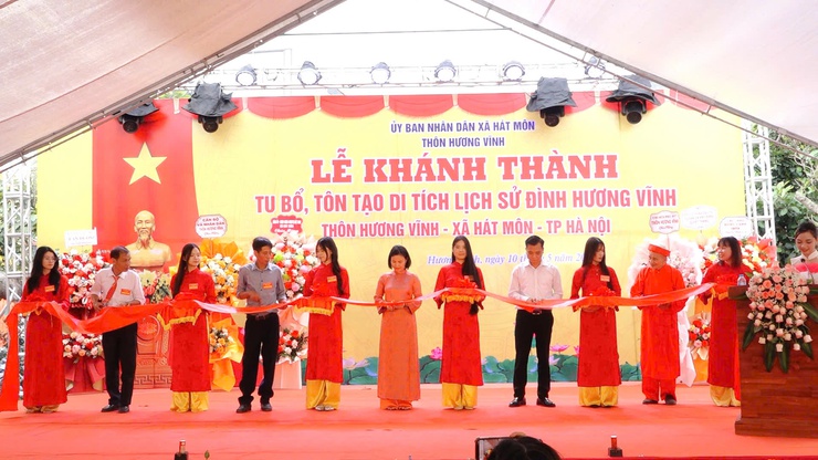 Khánh thành đình Hương Vĩnh – Gìn giữ giá trị văn hóa truyền thống quê hương- Ảnh 7.