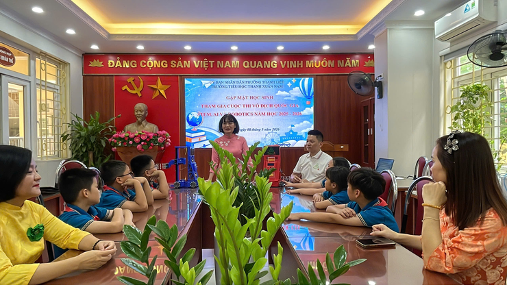 Học sinh Trường Tiểu học Thanh Xuân Nam, phường Thanh Liệt tỏa sáng tại giải vô địch Quốc gia STEM, AI và Robotics năm học 2025-2026- Ảnh 4.