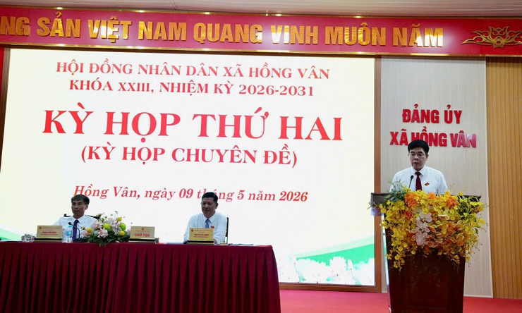 Kỳ họp thứ hai (kỳ họp chuyên đề) HĐND xã Hồng Vân khoá XXIII, nhiệm kỳ 2026 – 2031 thành công tốt đẹp- Ảnh 11.