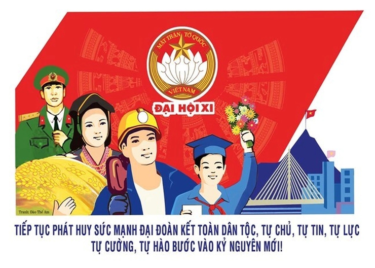 Đại hội XI Mặt trận Tổ quốc Việt Nam: Mở ra giai đoạn phát triển mới của khối đại đoàn kết toàn dân tộc- Ảnh 1.