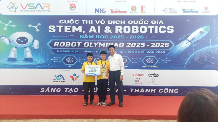 Tuổi trẻ Minh Châu tự hào góp mặt tại đấu trường Robotics quốc tế.- Ảnh 1.