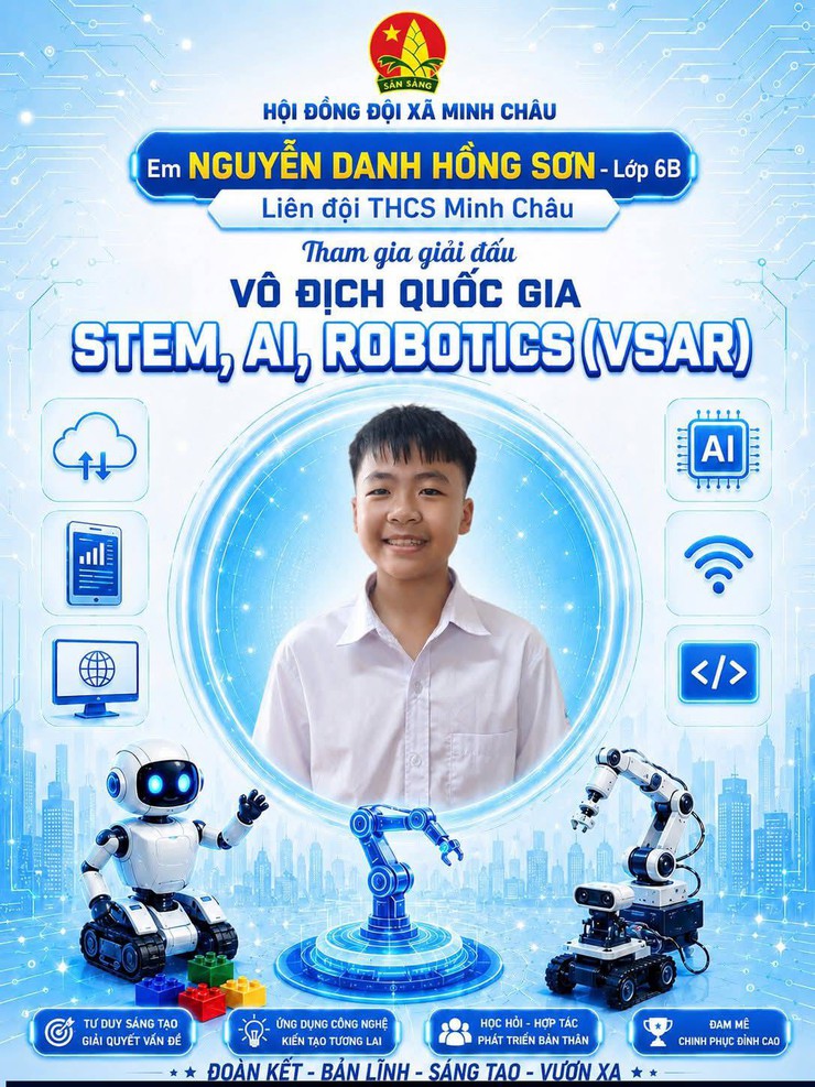 Tuổi trẻ Minh Châu tự hào góp mặt tại đấu trường Robotics quốc tế.- Ảnh 2.