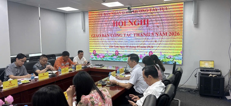 UBND Phường Tây Tựu chỉ đạo triển khai nhiệm vụ trọng tâm tháng 5.2026- Ảnh 2.
