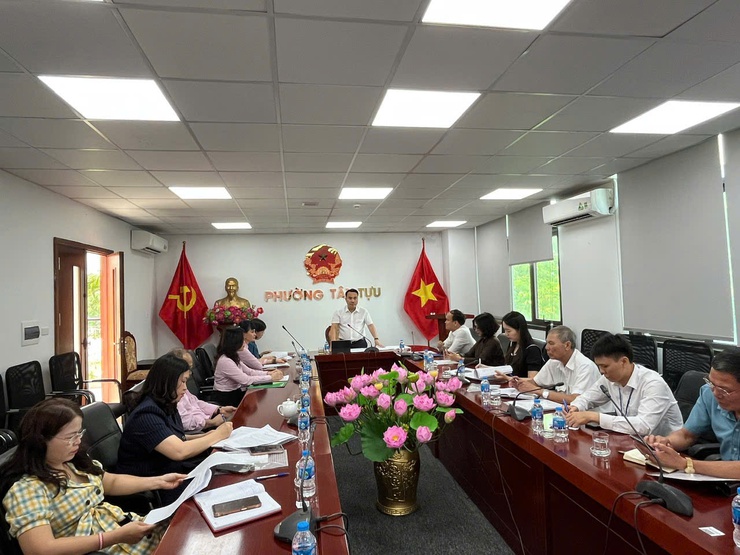 NHCSXH Phường Tây Tựu triển khai thực hiện nhiệm vụ trọng tâm quý II năm 2026- Ảnh 3.
