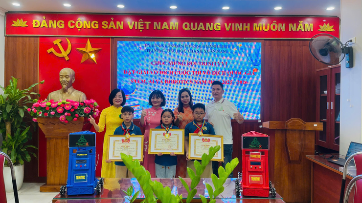 Học sinh Trường Tiểu học Thanh Xuân Nam, phường Thanh Liệt tỏa sáng tại giải vô địch Quốc gia STEM, AI và Robotics năm học 2025-2026- Ảnh 10.