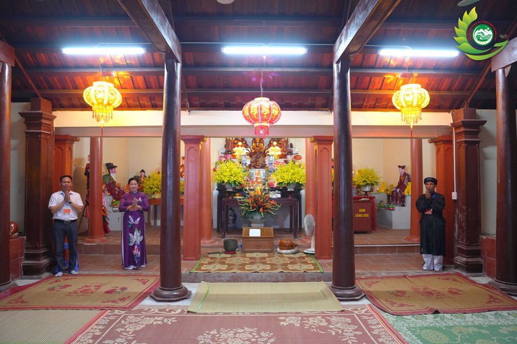 Trang trọng Lễ đón nhận Bằng xếp hạng Di tích lịch sử văn hóa cấp Thành phố Chùa Yên Thái, xã Phú Cát- Ảnh 7.