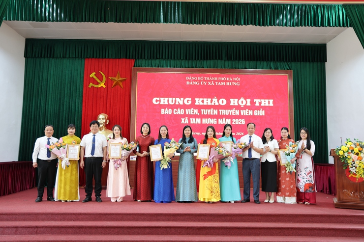 Xã Tam Hưng: Lan tỏa bản lĩnh, trí tuệ từ Hội thi Báo cáo viên, tuyên truyền viên giỏi năm 2026- Ảnh 21.
