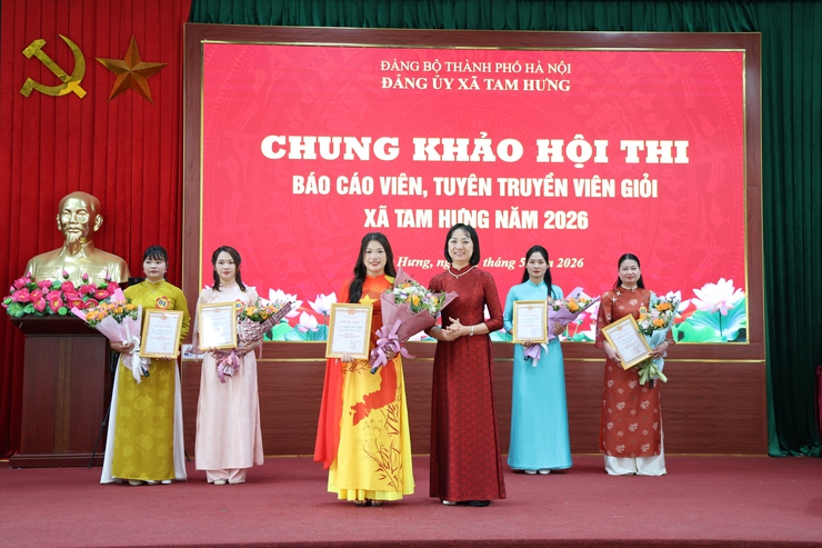 Xã Tam Hưng: Lan tỏa bản lĩnh, trí tuệ từ Hội thi Báo cáo viên, tuyên truyền viên giỏi năm 2026- Ảnh 19.