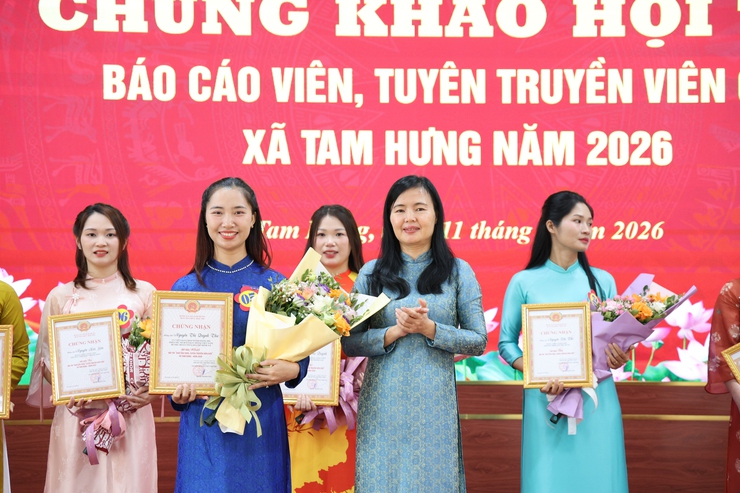 Xã Tam Hưng: Lan tỏa bản lĩnh, trí tuệ từ Hội thi Báo cáo viên, tuyên truyền viên giỏi năm 2026- Ảnh 18.