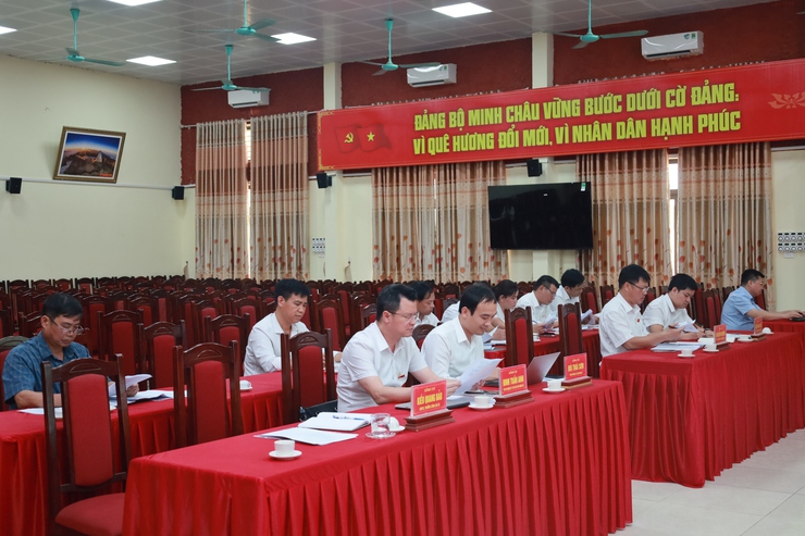 Hội đồng Nhân dân xã Minh Châu, khóa XXII tổ chức kỳ họp thứ II- Kỳ họp chuyên đề- Ảnh 2.