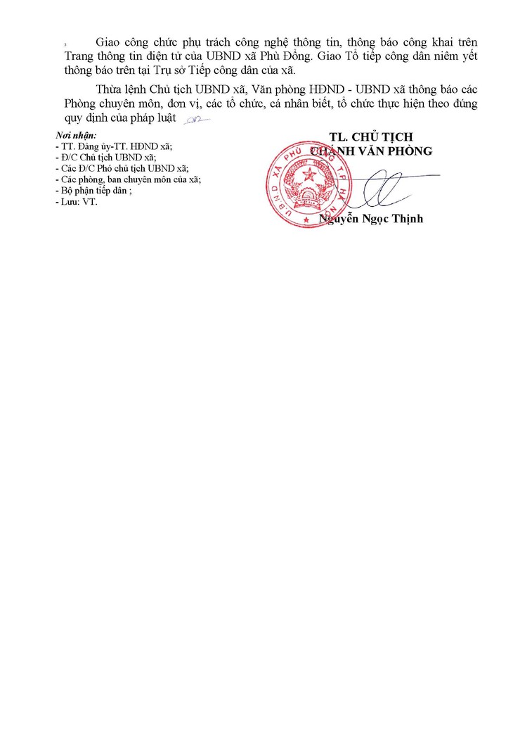 Lịch tiếp công dân tháng (5+6) năm 2026 của Lãnh đạo UBND xã Phù Đổng- Ảnh 2.