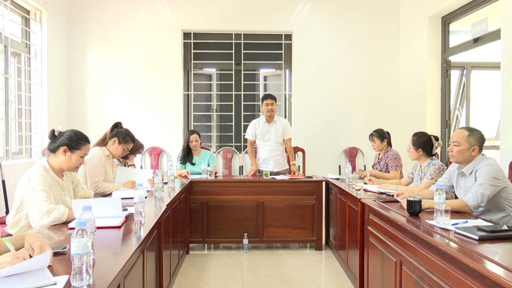 Đoàn giám sát Ban Văn hóa - Xã hội HĐND xã Sơn Đồng kiểm tra công tác y tế cơ sở tại các Điểm Trạm- Ảnh 1.