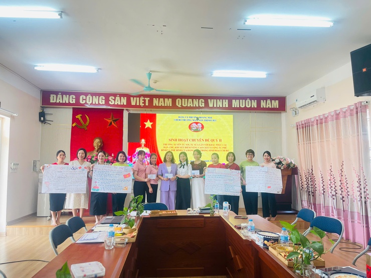 CHI BỘ TRƯỜNG MẦM NON THỊNH LIỆT TỔ CHỨC SINH HOẠT CHUYÊN ĐỀ QUÝ II NĂM 2026.- Ảnh 3.