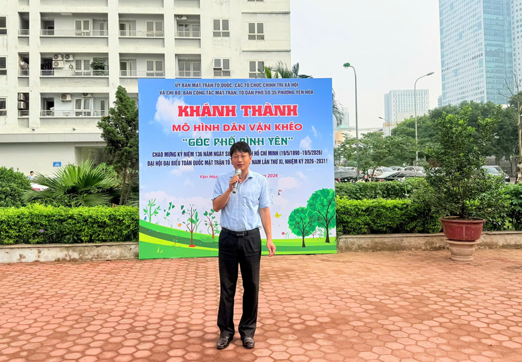 Phường Yên Hòa ra mắt mô hình dân vận khéo "Góc phố bình yên" tại Tổ dân phố số 35- Ảnh 4.
