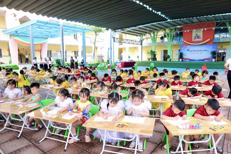 TRƯỜNG MẦM NON NGỌC LÔI TỔ CHỨC THÀNH CÔNG “NGÀY HỘI TÀI NĂNG NHÍ” NĂM HỌC 2025 – 2026
- Ảnh 5.