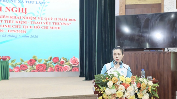 HỘI LHPN XÃ THƯ LÂM TỔ CHỨC HỘI NGHỊ SƠ KẾT CÔNG TÁC HỘI QUÝ I, TRIỂN KHAI NHIỆM VỤ QUÝ II NĂM 2026 VÀ PHÁT ĐỘNG PHONG TRÀO “LỢN ĐẤT TIẾT KIỆM – TRAO GỬI YÊU THƯƠNG”- Ảnh 14.