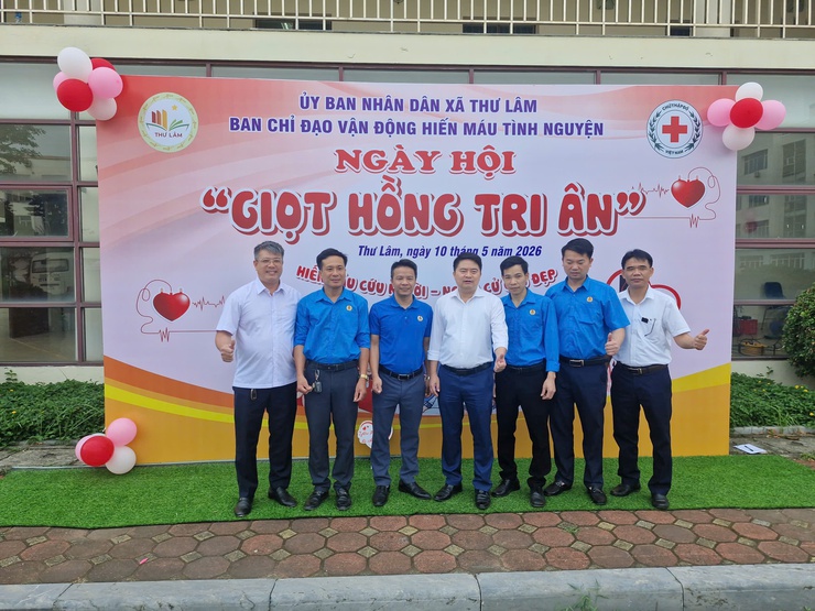 Xã Thư Lâm tổ chức Ngày hội hiến máu tình nguyện “Giọt hồng tri ân” năm 2026- Ảnh 18.