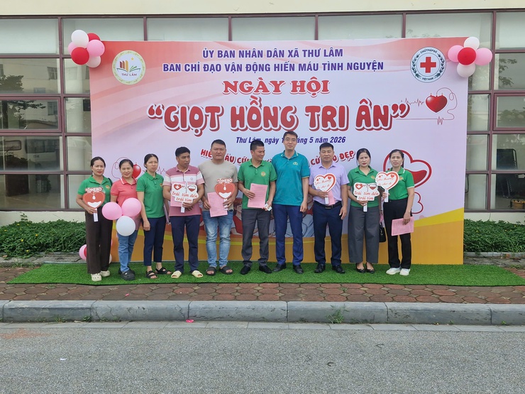 Xã Thư Lâm tổ chức Ngày hội hiến máu tình nguyện “Giọt hồng tri ân” năm 2026- Ảnh 19.