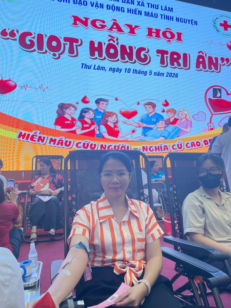 Xã Thư Lâm tổ chức Ngày hội hiến máu tình nguyện “Giọt hồng tri ân” năm 2026- Ảnh 10.