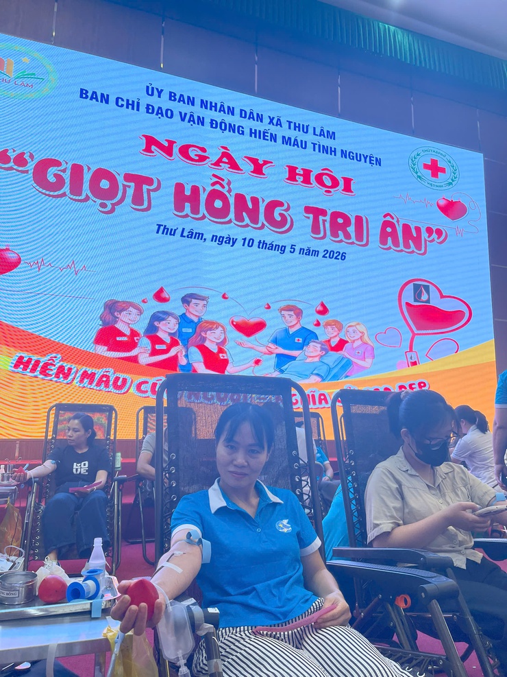 Xã Thư Lâm tổ chức Ngày hội hiến máu tình nguyện “Giọt hồng tri ân” năm 2026- Ảnh 12.