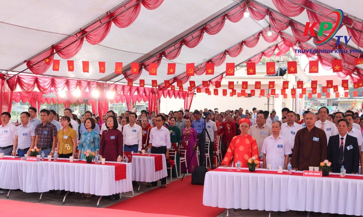 Thôn Bái Ngoại long trọng tổ chức Lễ đón nhận Bằng xếp hạng Di tích lịch sử - văn hóa cấp Thành phố đối với đình Bái Ngoại- Ảnh 3.