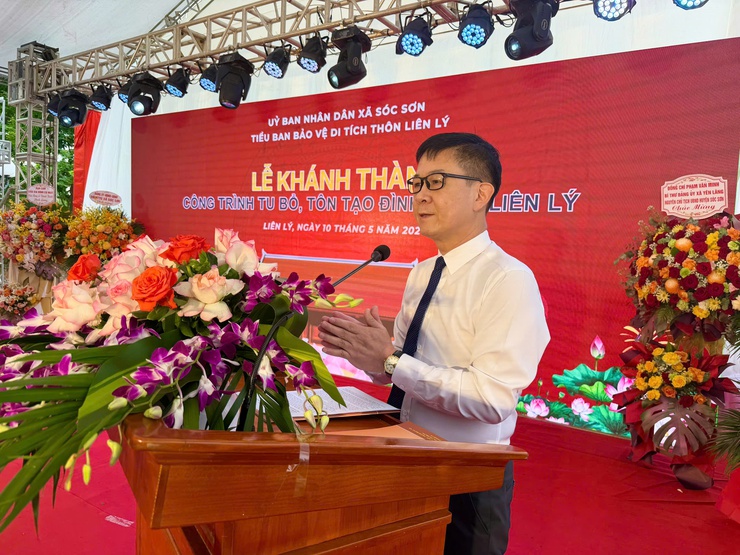 XÃ SÓC SƠN TỔ CHỨC LỄ KHÁNH THÀNH DỰ ÁN TU BỔ, TÔN TẠO DI TÍCH ĐÌNH LÀNG LIÊN LÝ - Ảnh 5.