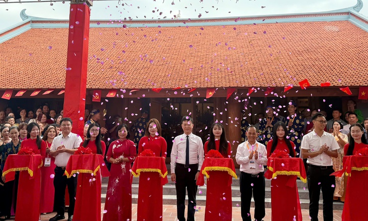 XÃ SÓC SƠN TỔ CHỨC LỄ KHÁNH THÀNH DỰ ÁN TU BỔ, TÔN TẠO DI TÍCH ĐÌNH LÀNG LIÊN LÝ - Ảnh 7.