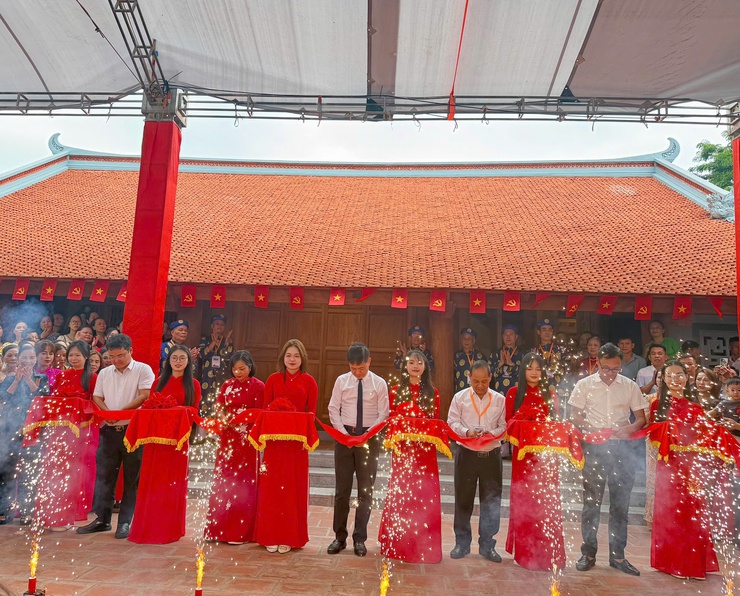 XÃ SÓC SƠN TỔ CHỨC LỄ KHÁNH THÀNH DỰ ÁN TU BỔ, TÔN TẠO DI TÍCH ĐÌNH LÀNG LIÊN LÝ - Ảnh 6.