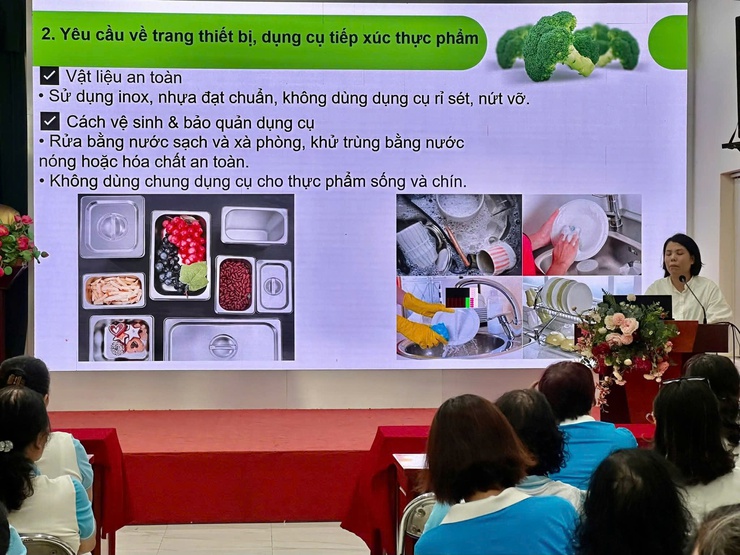 Hội LHPN phường: Tập huấn kiến thức An toàn thực phẩm và ra mắt mô hình "Hội viên phụ nữ kinh doanh an toàn"

- Ảnh 2.