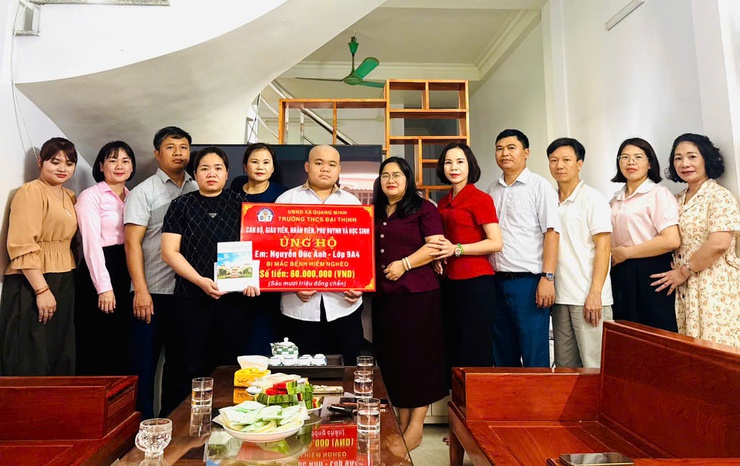 Quang Minh lan tỏa yêu thương – Kịp thời động viên, hỗ trợ học sinh gặp hoàn cảnh đặc biệt khó khăn
- Ảnh 1.