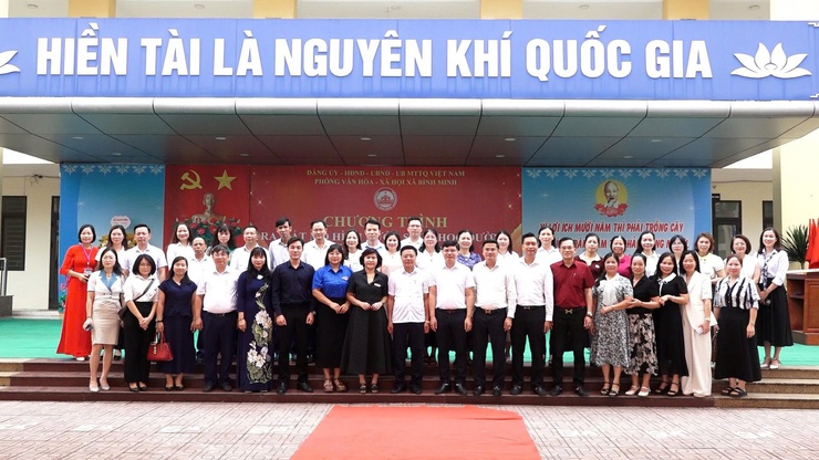 Ra mắt mô hình nước sạch học đường tại trường THCS Cao Viên xã Bình Minh- Ảnh 8.