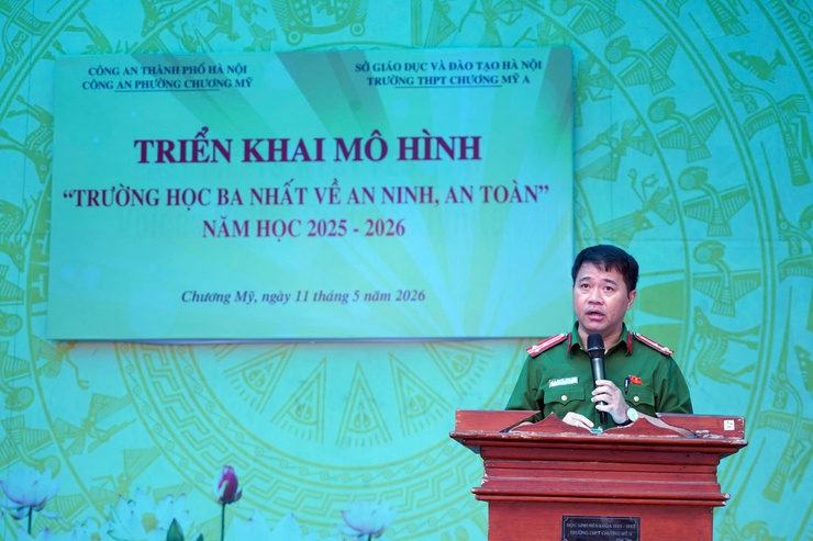 Trường THPT Chương Mỹ A triển khai mô hình “Trường học Ba nhất về an ninh, an toàn”- Ảnh 5.