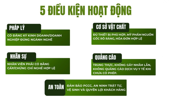 TUYÊN TRUYỀN CHẤP HÀNH QUY ĐỊNH PHÁP LUẬT TRONG KINH DOANH DỊCH VỤ THẨM MỸ, CHĂM SÓC DA VÀ SPA TRÊN ĐỊA BÀN PHƯỜNG CỬA NAM

- Ảnh 6.