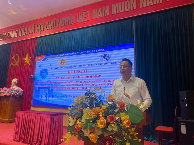 Phường Hai Bà Trưng: Tăng cường đảm bảo an ninh, trật tự tại các cơ sở giáo dục.- Ảnh 3.