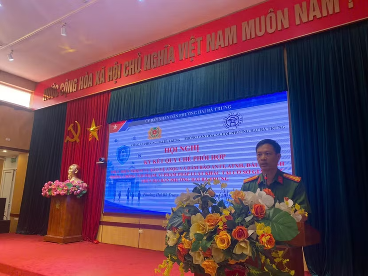 Phường Hai Bà Trưng: Tăng cường đảm bảo an ninh, trật tự tại các cơ sở giáo dục.- Ảnh 4.